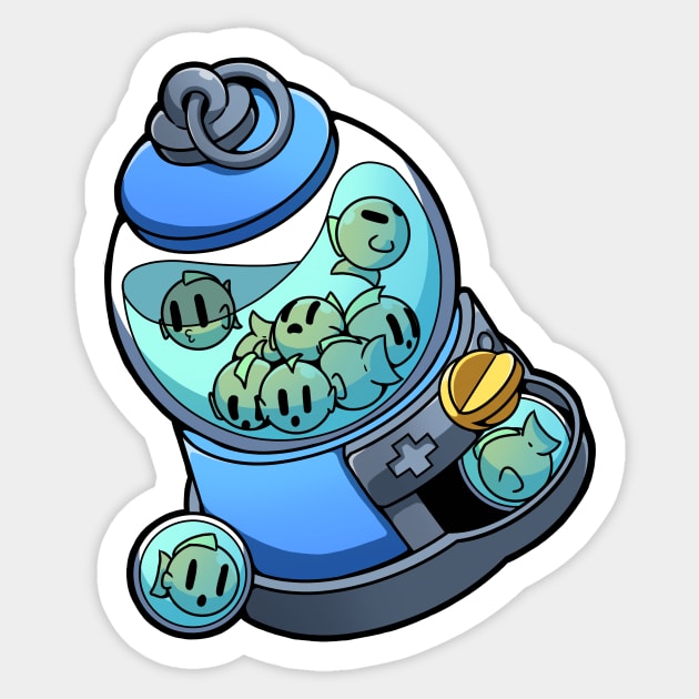 STICKER GAME FISH GACHA MACHINE Sticker by IrgiNM